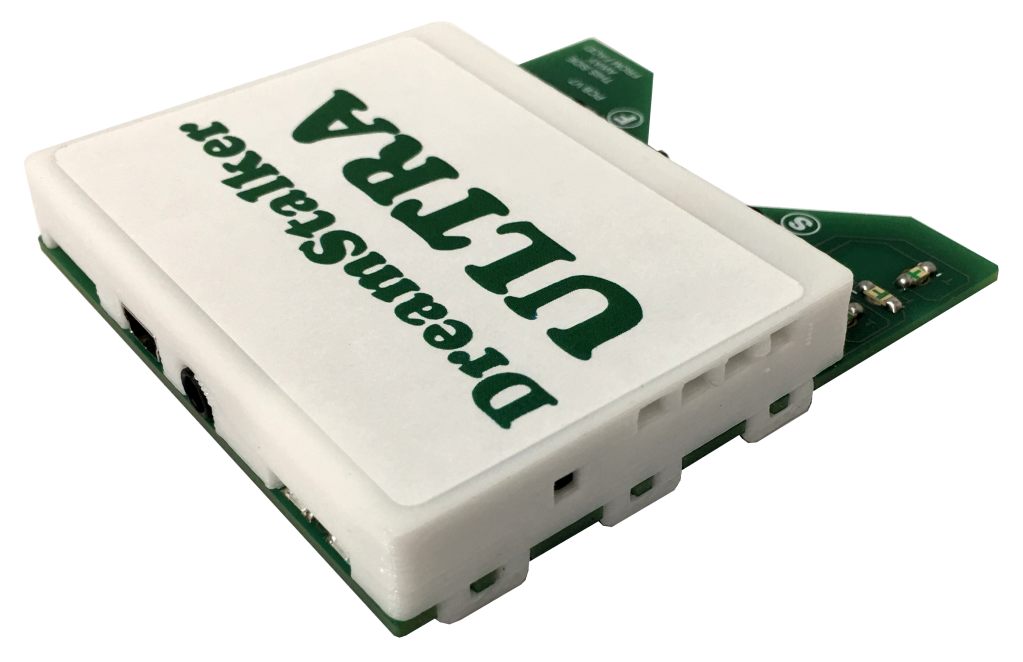 Внешний вид прибора для осознанных снов DreamStalker Ultra LX с задней и левой стороны, upgrade приборов DreamStalker, DreamStalker Pro