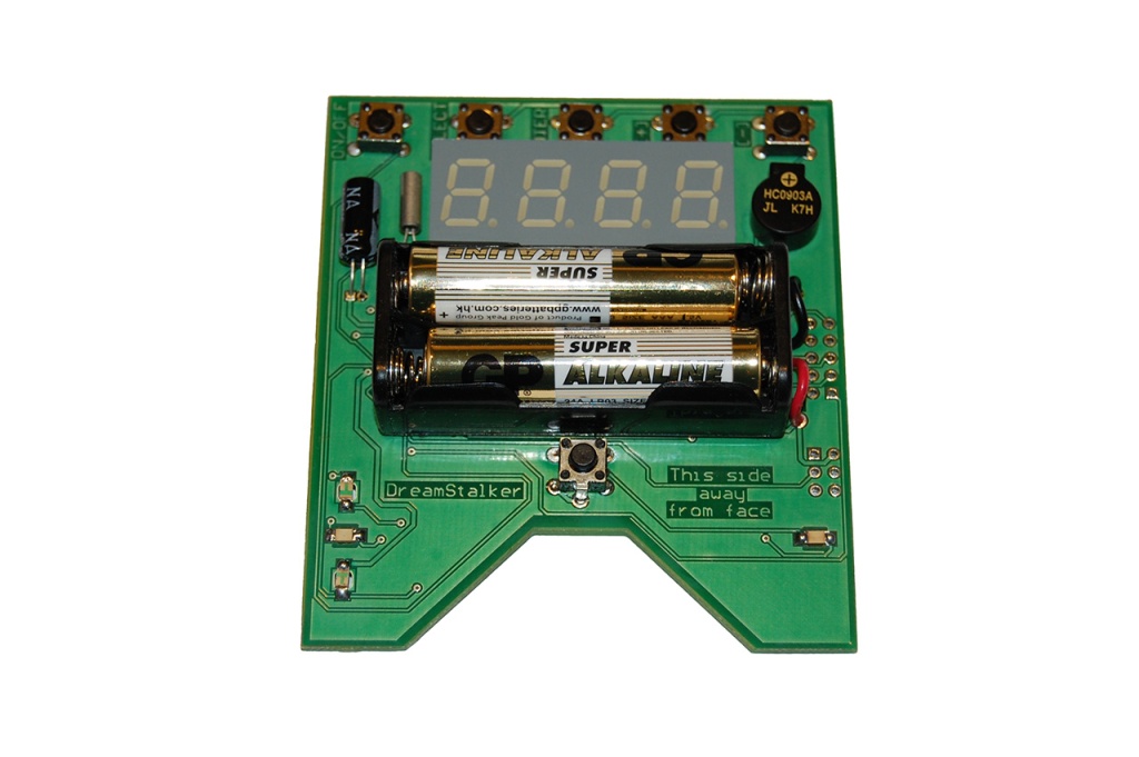 DreamStalker - прибор для осознанных сновидений, плата прибора - вид сверху.